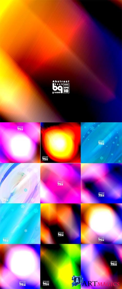 Abstract Blurred Backgrounds #3, 31xEPS