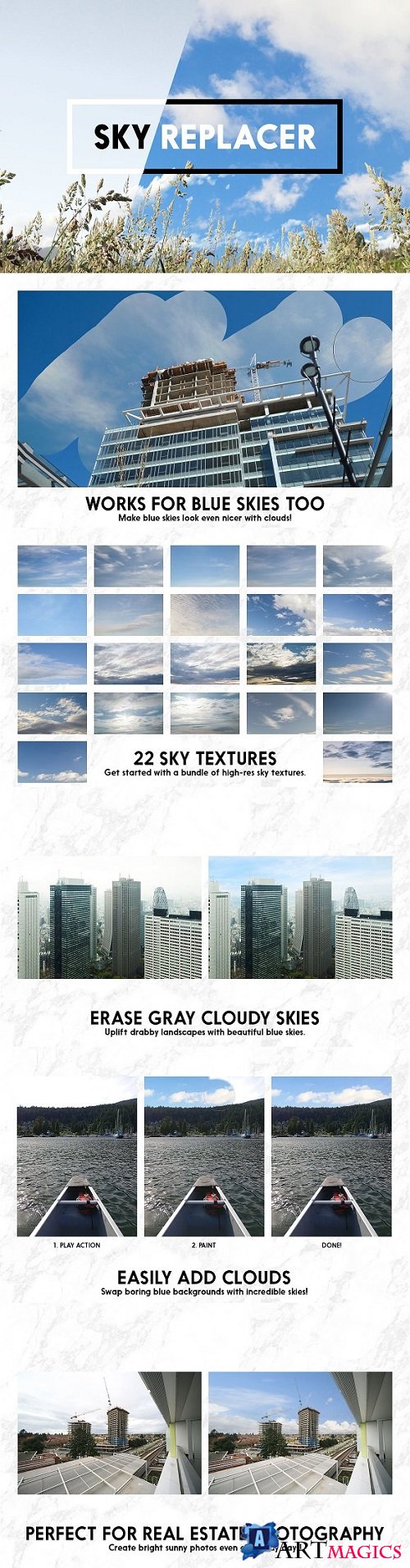 Sky Replacer Photoshop Actions 1961122