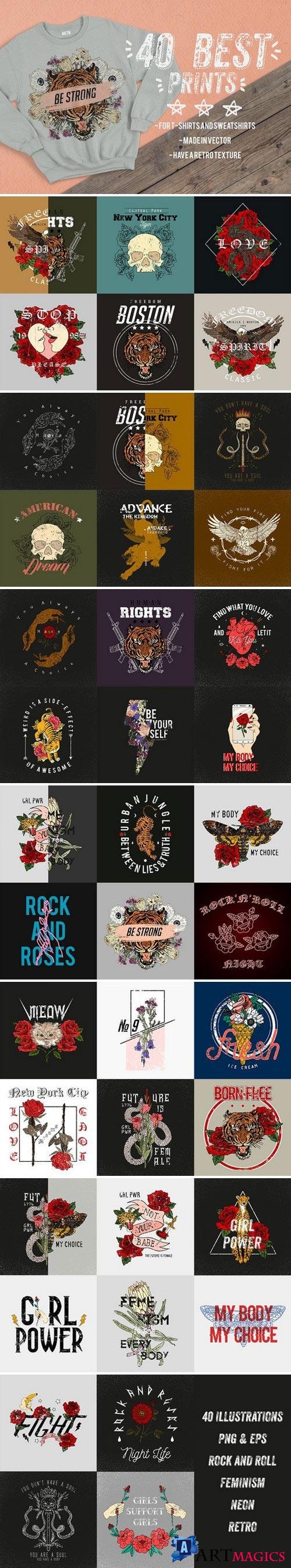 40 best prints for T-shirts 2152931