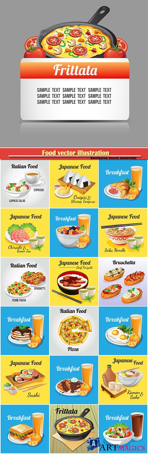 Food vector illustration