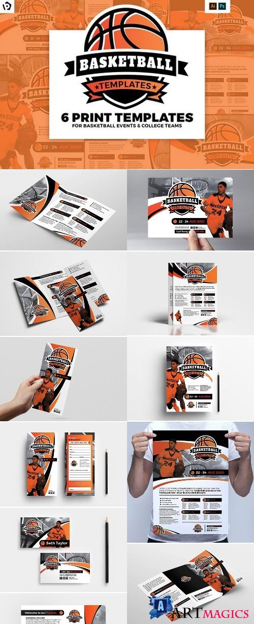Basketball Templates Pack 2225291