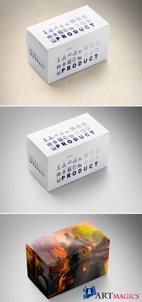 Product Package Box Mock-Up 3