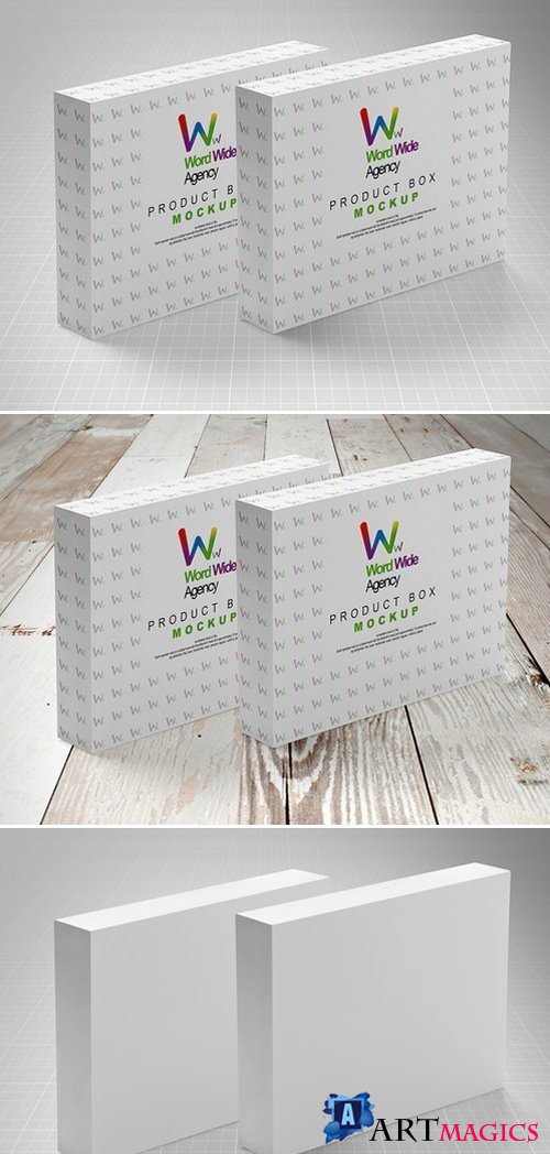 Package Product Box Mock-up