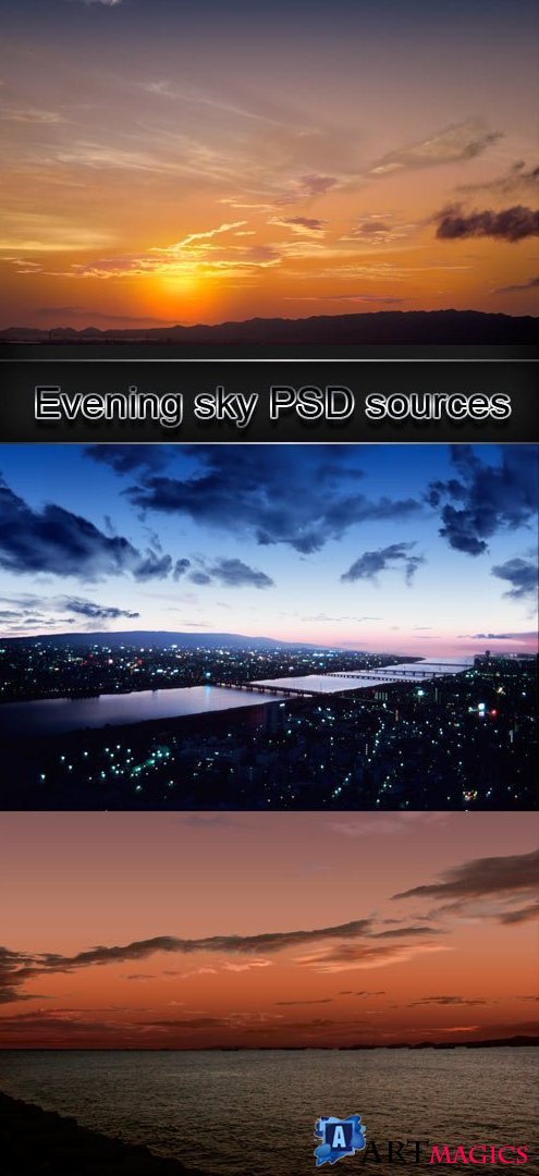 Evening sky PSD sources