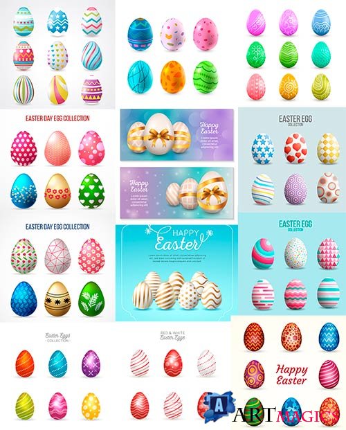   -  / Easter Eggs - Vector