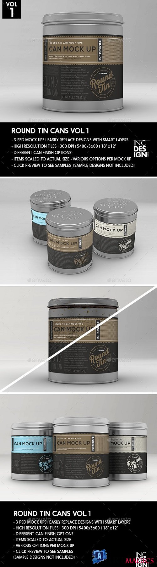 Round Tin Cans Vol.1 Packaging Mock Ups 18173598