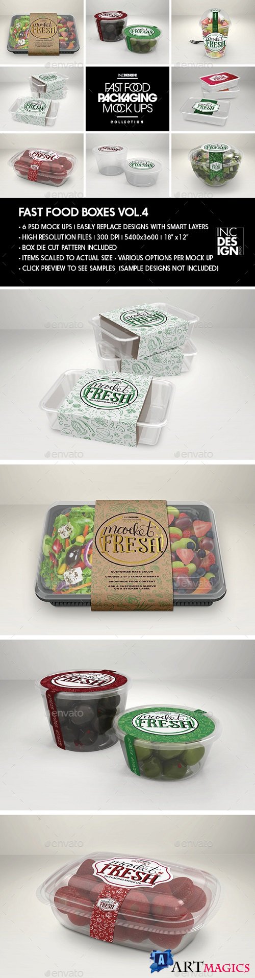 Fast Food Boxes Vol.4: Take Out Packaging MockUps - 17969199