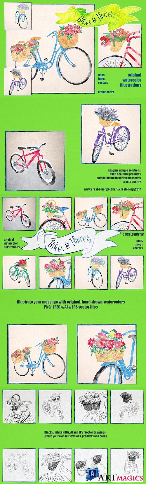 Bikes & Flowers 2314601