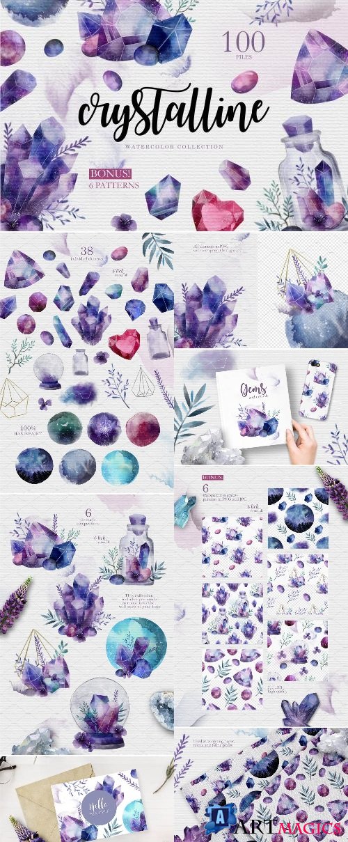 CRYSTALLINE Watercolor Collection - 2303631