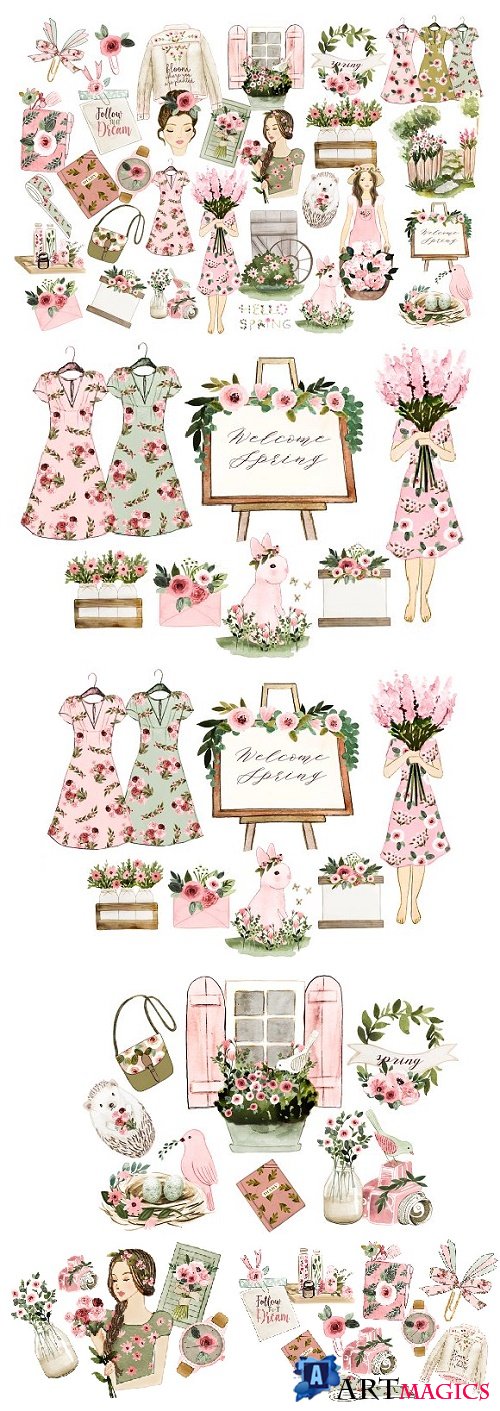 Spring Clipart - 2371034