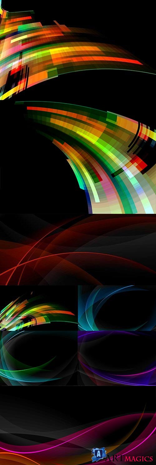 Abstract wave modern bright elegance background