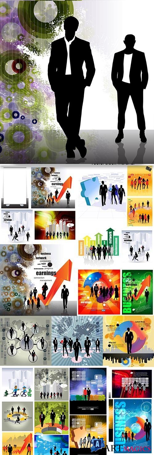 Business group people team work concept design