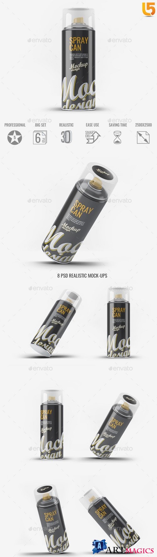Spray Can Mock-Up 21789407