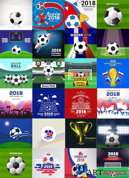        2018/ Vector backgrounds for the 2018 FIFA World Cup