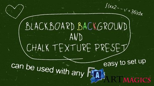 Chalk Board Preset 65128 - After Effects Templates