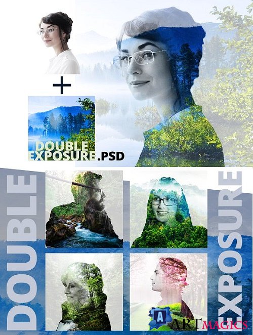 Double Exposure PSD - 1590733