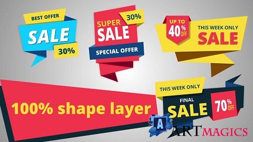 11 Sale Banners 65373 - After Effects Templates