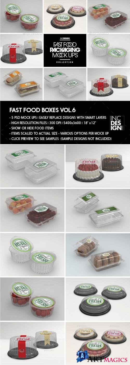 Fast Food Boxes Vol.6:Take Out Packaging Mock Ups - 19048071