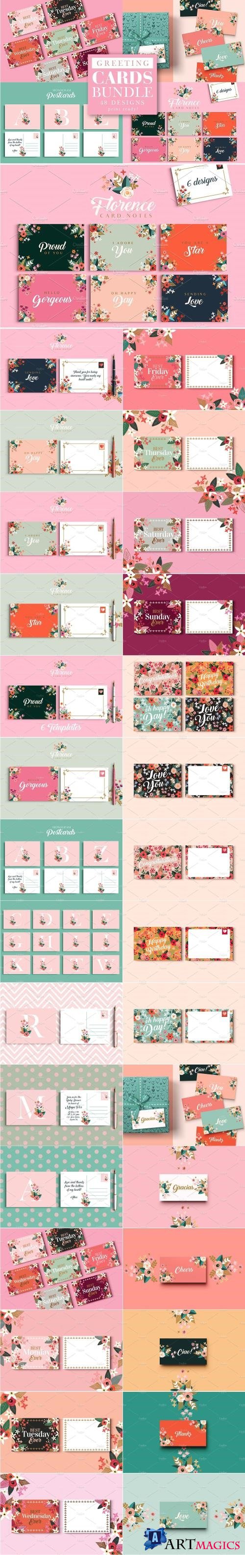 Greeting Cards Bundle - 48 Designs! - 2362019
