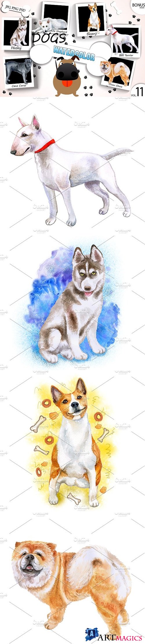 Watercolor Dogs - Collection 11 of 12 - 1838651