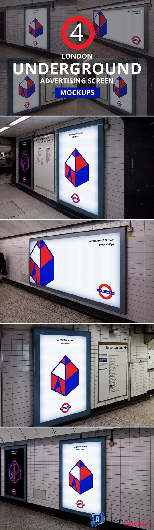 London Underground Screen Mock-Ups 678893
