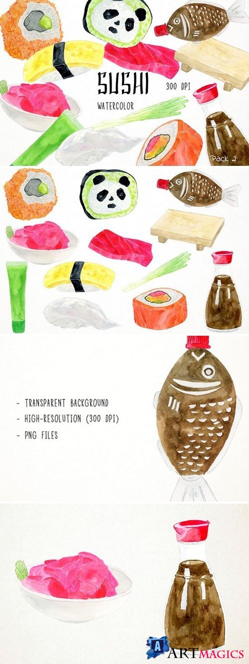 Sushi Clipart Pack 2 2486349