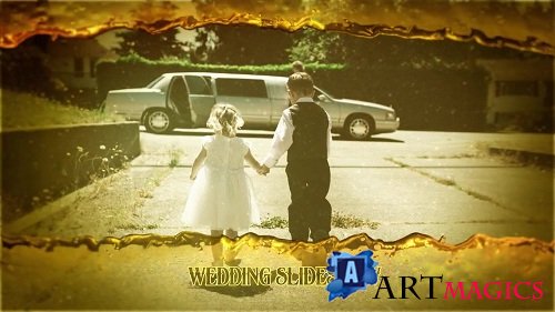 Romantic Gold Wedding Slideshow 88472 - After Effects Templates