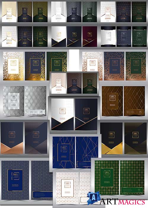      / Design of cover templates in vector