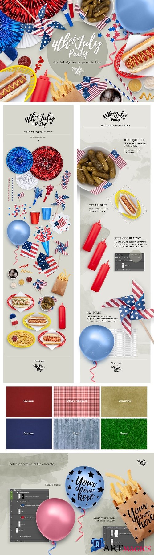 4th of July Styling Props 2661781