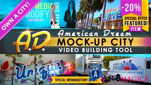 AD - City Titles Mockup Business Intro 21924523