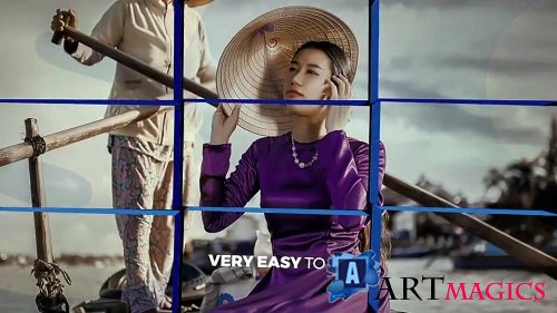 Cubic Slices Slideshow 90000 - After Effects Templates