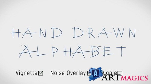 Hand Drawn Alphabet 70350 - After Effects Templates