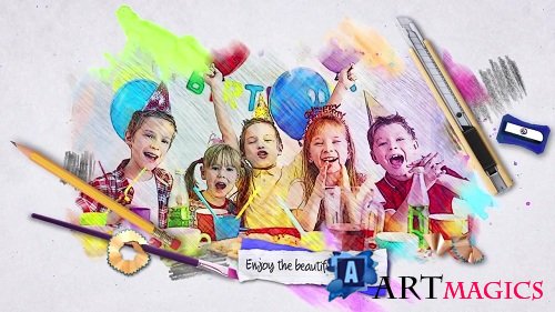 Watercolor Style Photos 93472 - After Effects Templates