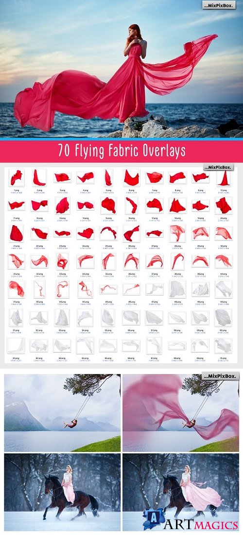Flying Fabric Overlays - 2502479