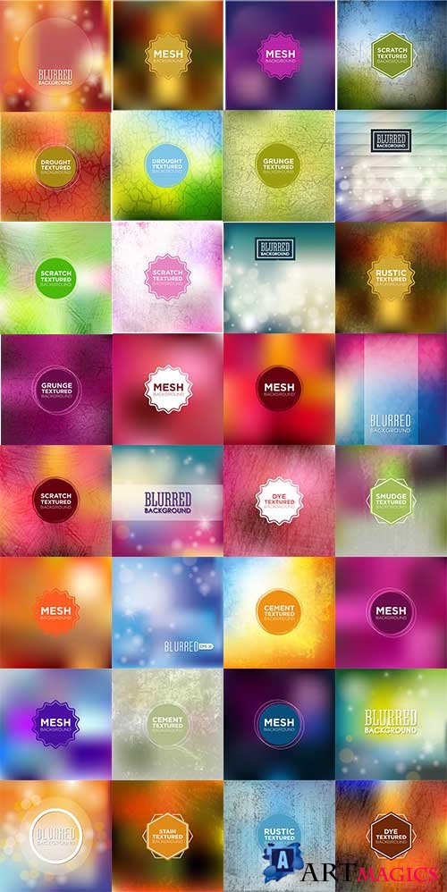    -  / Colorful abstract backgrounds - vector