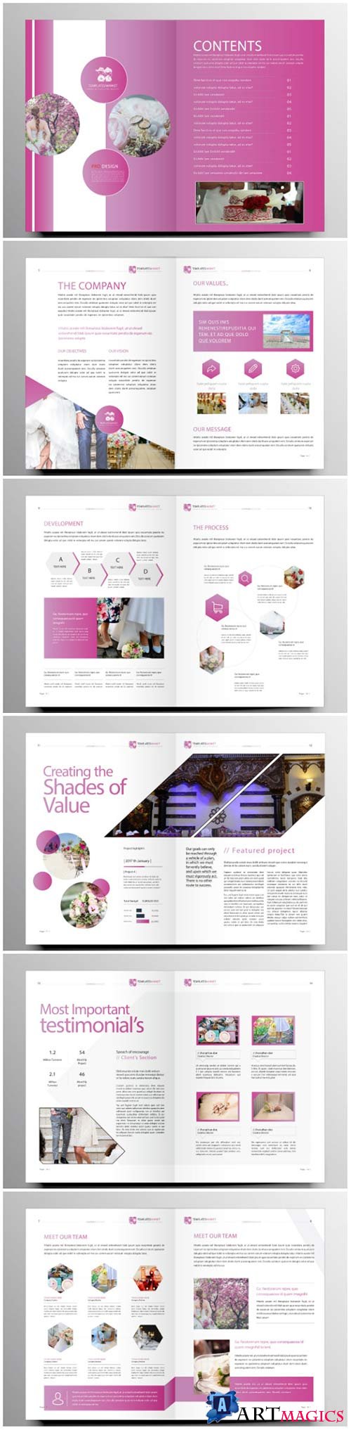 Brochure template vector layout design, corporate business annual report, magazine, flyer mockup # 202