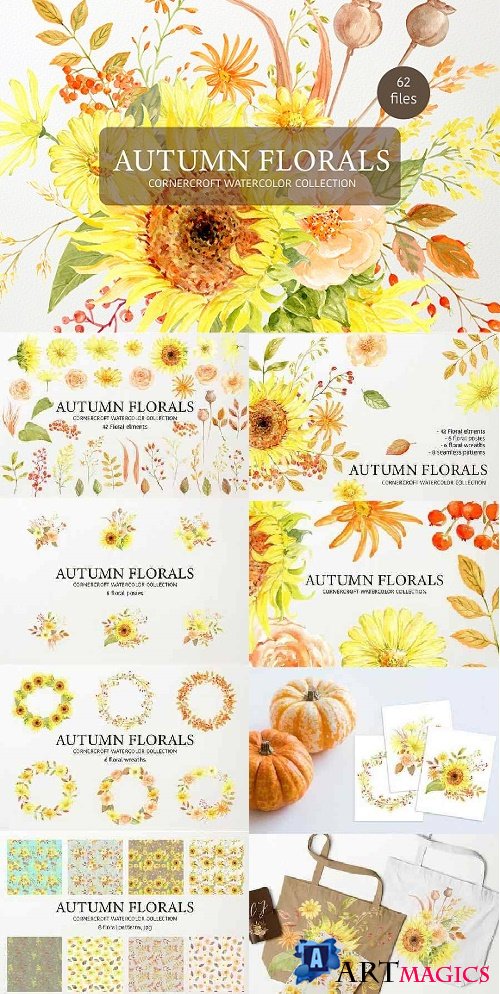 Autumn Floral Collection - 2840864