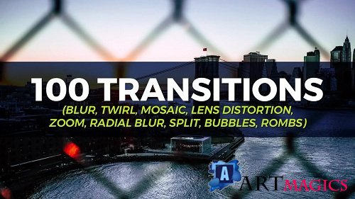 100 Transition Pack 86143 - Premiere Pro Templates