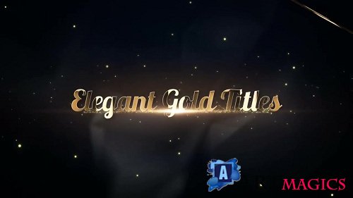 Elegant Gold Titles 5v - Premiere Pro Templates