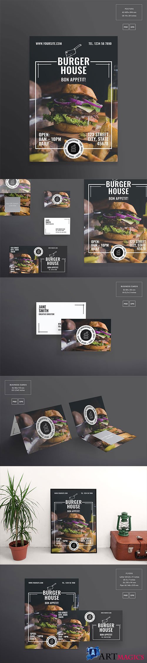 CM - Print Pack | Burger House 2171648