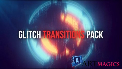Glitch Transitions Pack 93787 - After Effects Templates