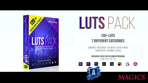 120+ LUTs Pack (Color Grading) 103567 - Premiere Pro Templates