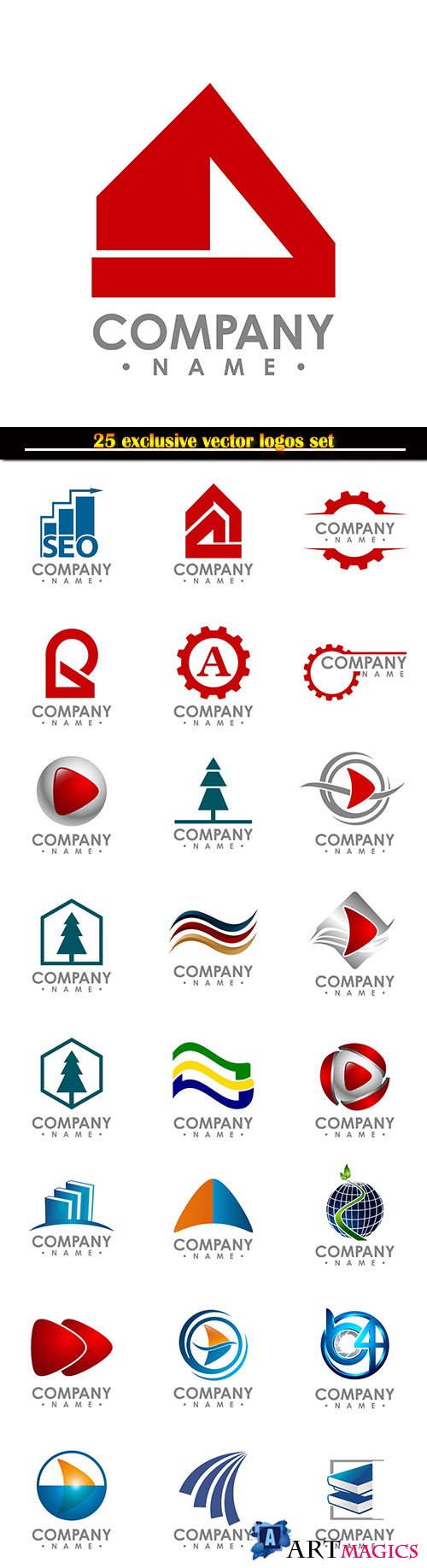 Logo business vector illustration template # 117