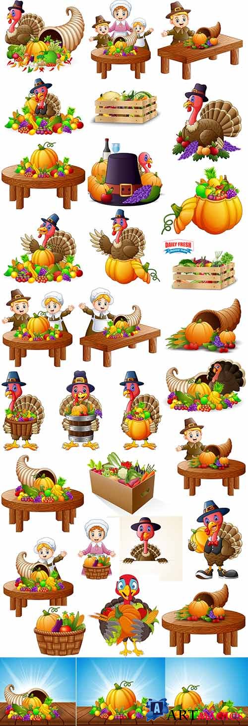   -   / Gifts of autumn - Vector Graphics