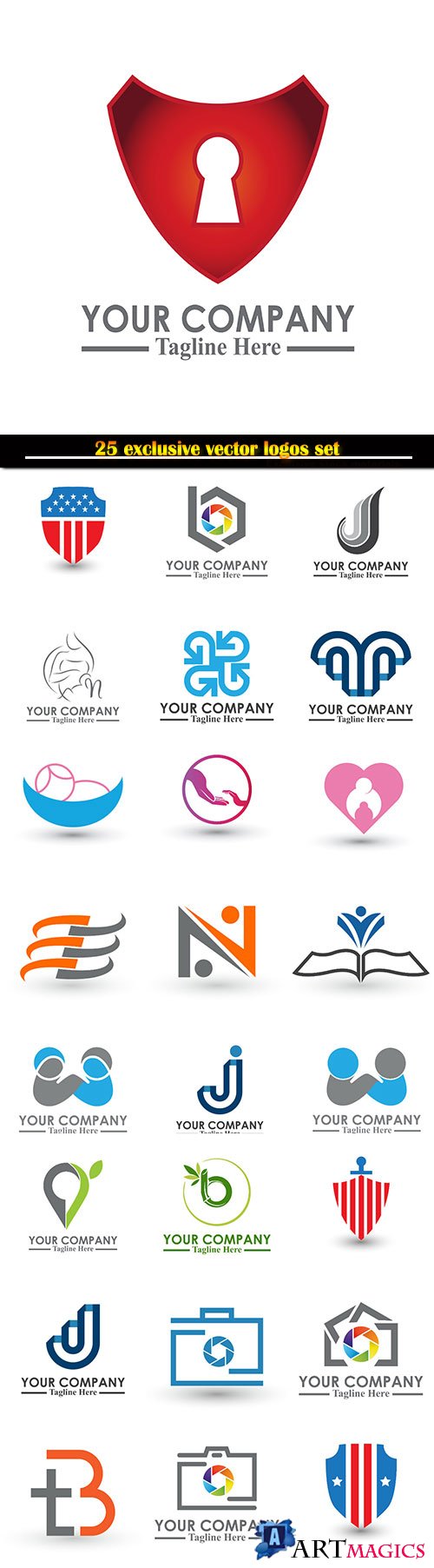 Logo business vector illustration template # 131