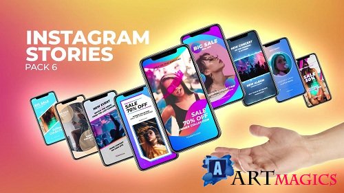 Instagram Stories Pack 6 115077 - After Effects Templates