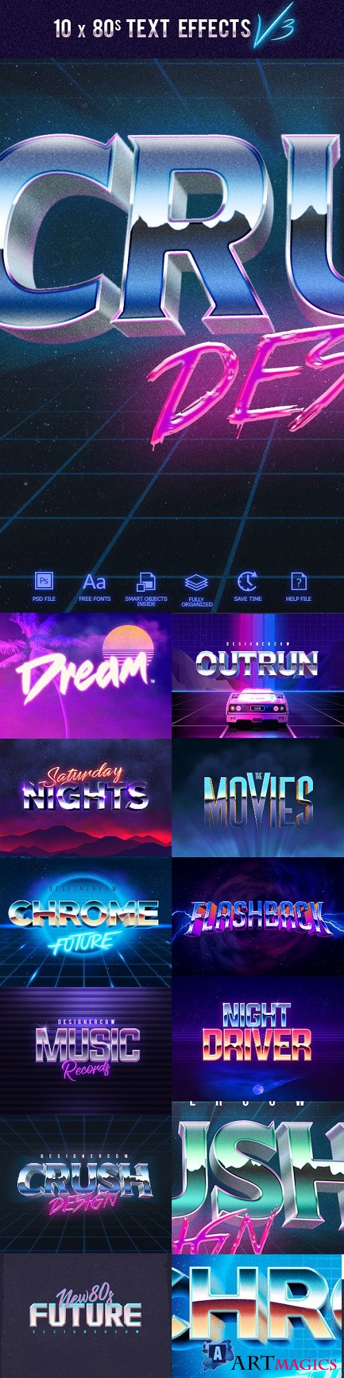 80s Text Effects V3 - 22484165