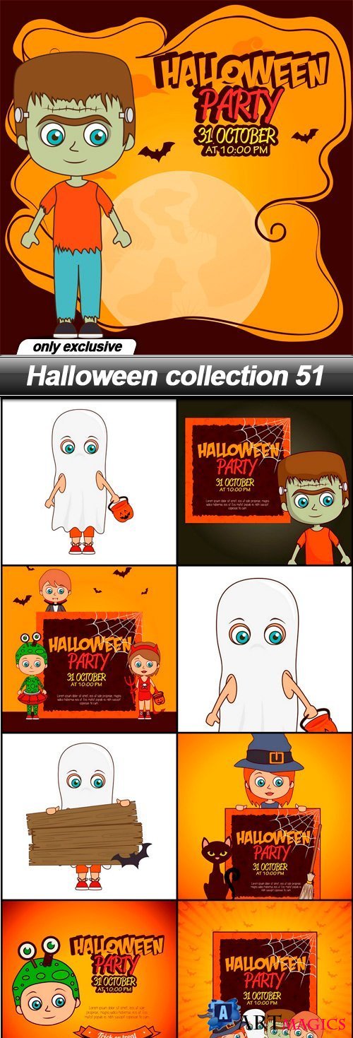 Halloween collection 51 - 9 EPS