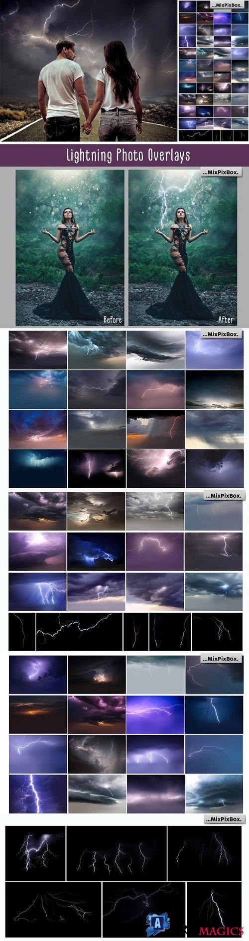 Lightning Photo Overlays - 2341348