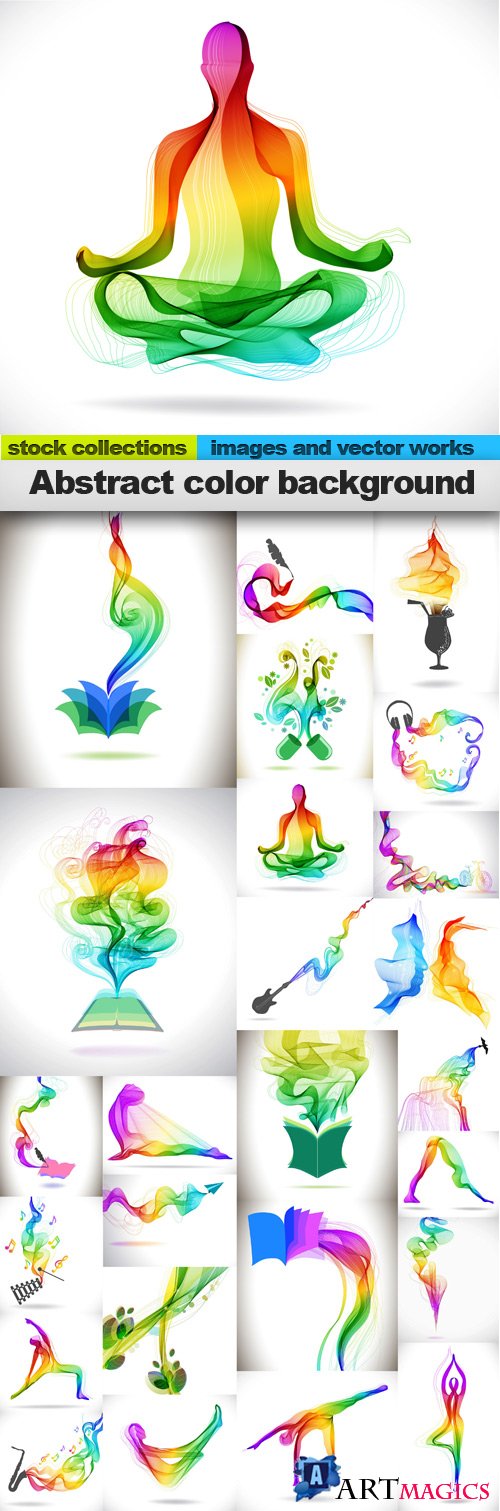 Fotolia - Abstract Color Backgrounds 25xEPS